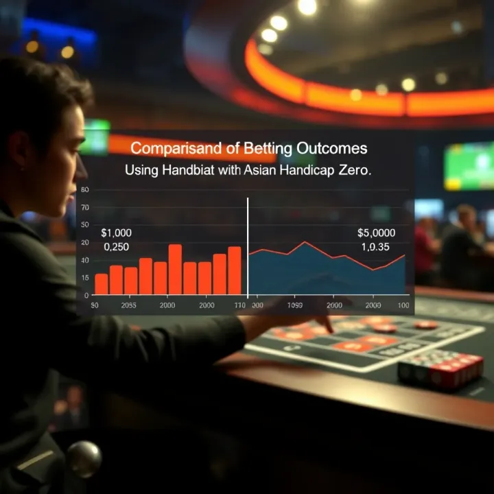 Chart comparing betting outcomes with and without Asian Handicap 0