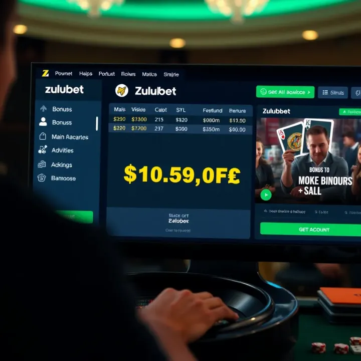 Zulubet platform showing bonus funds being moved to main account balance