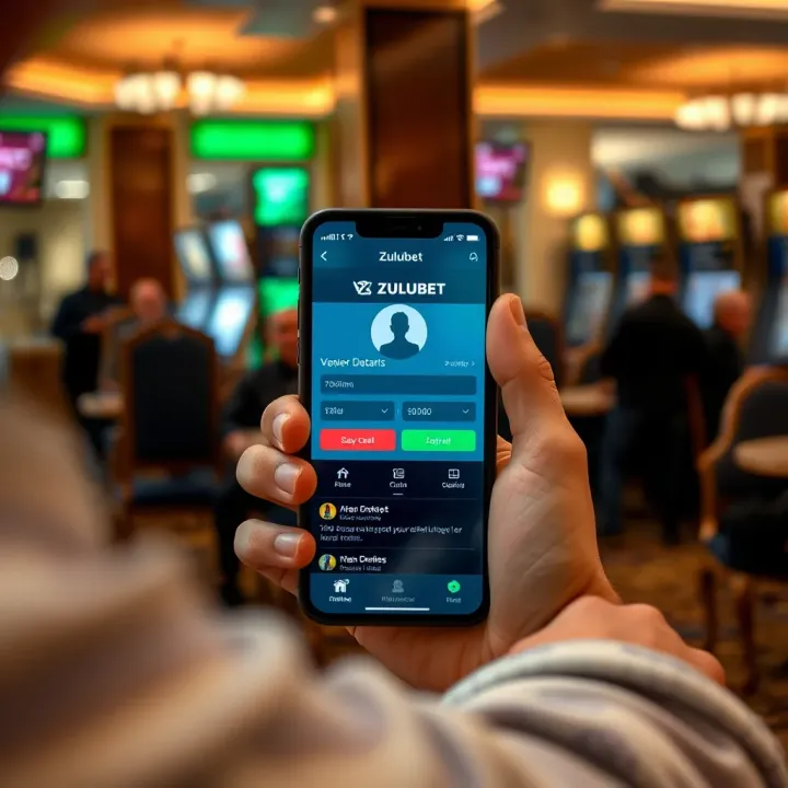 Verifying Details on Zulubet App to Enable Bonus Transfer User verifying personal details on Zulubet mobile app for bonus transfer