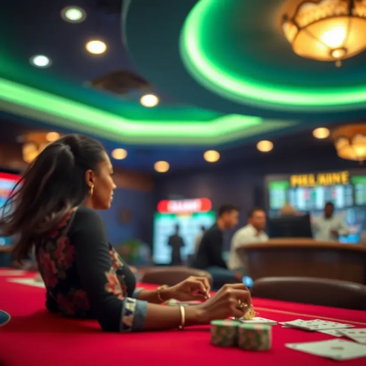 Illustration of secure online betting and fund transfer in Nigeria