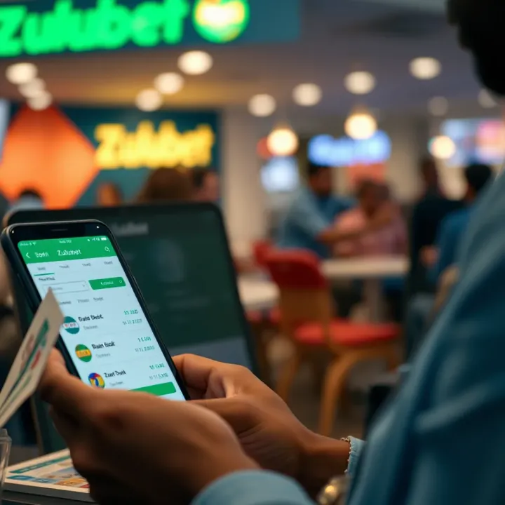 User initiating a bank transfer on a mobile device with Nigerian bank options